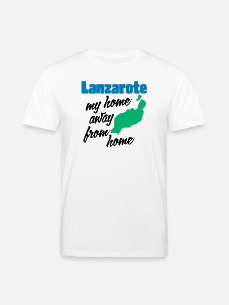 Lanzarote, mein zweites Zuhause - Stanley/Stella Unisex Bio-T-Shirt CREATOR - Weiß