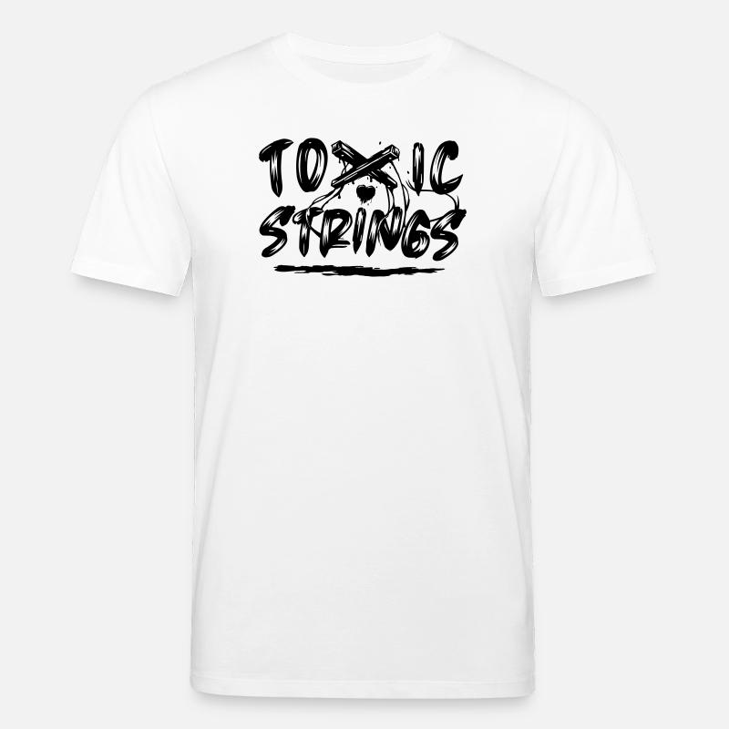 Toxic Strings - Stanley/Stella CREATOR Unisex Organic T-Shirt - white