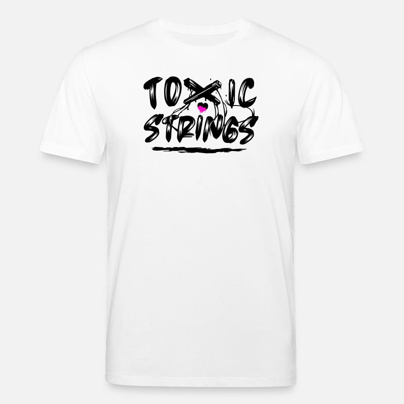 Toxic Strings 2 Farben - Stanley/Stella Unisex Bio-T-Shirt CREATOR  - Weiß