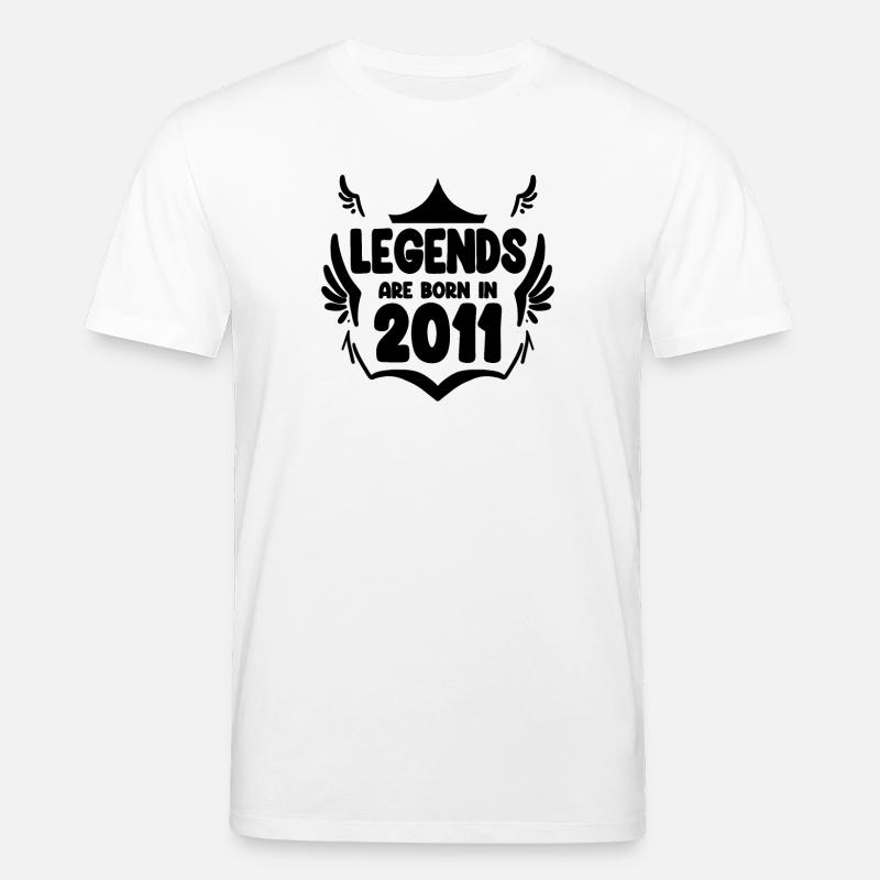 2011 - Né en 2011 - T-shirt bio CREATOR Stanley/Stella Unisexe - blanc