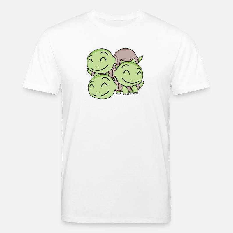 Cute turtles - turtle - Stanley/Stella CREATOR Unisex Organic T-Shirt - white