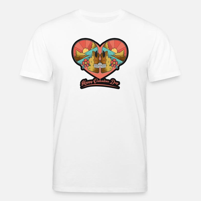 Joyeuse Saint-Valentin - T-shirt bio CREATOR Stanley/Stella Unisexe - blanc