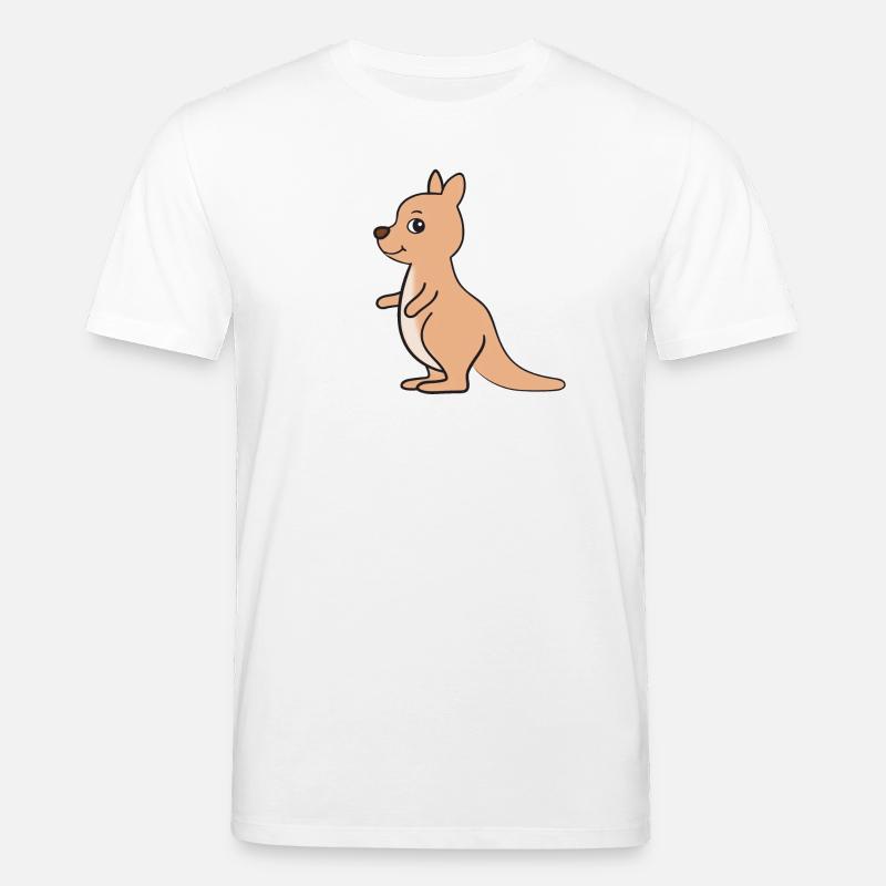 Känguru - Stanley/Stella Unisex Bio-T-Shirt CREATOR  - Weiß
