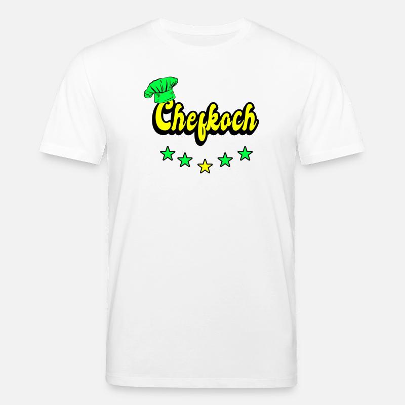 Chefkoch Design - Stanley/Stella Unisex Bio-T-Shirt CREATOR  - Weiß