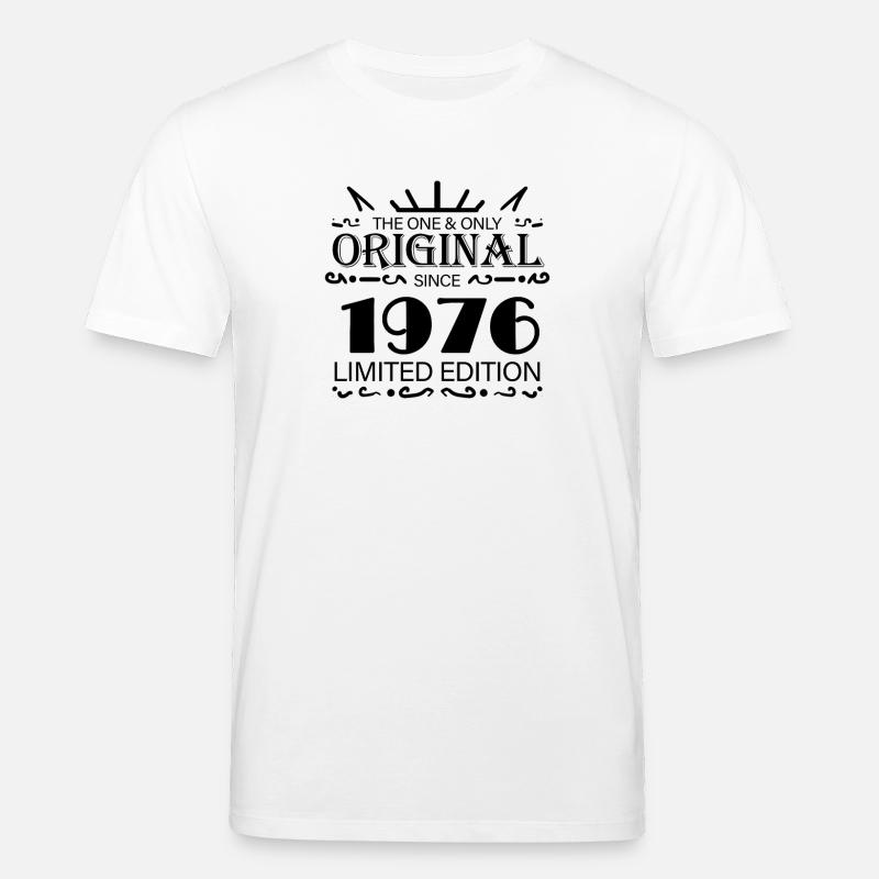 Born 1976 - Stanley/Stella CREATOR Unisex Organic T-Shirt - white