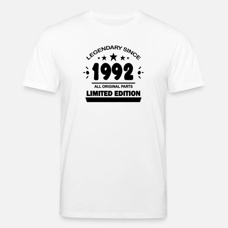 1992 - Né en 1992 - T-shirt bio CREATOR Stanley/Stella Unisexe - blanc