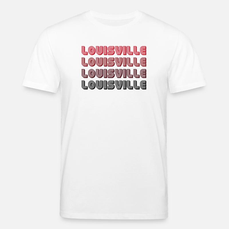 Louisville Gradient Typografie - Stanley/Stella Unisex Bio-T-Shirt CREATOR  - Weiß