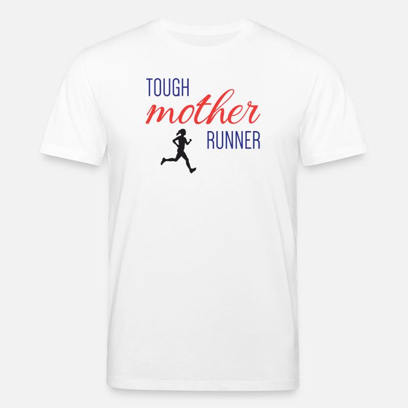 Mère coureuse coriace - T-shirt bio CREATOR Stanley/Stella Unisexe - blanc