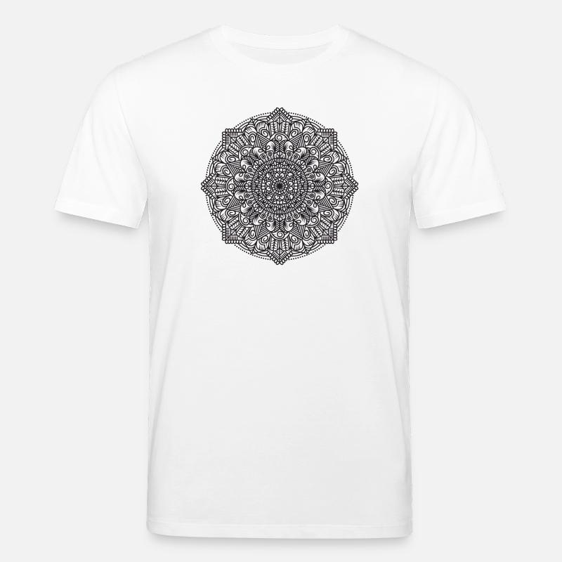 Mandala - Stanley/Stella Unisex Bio-T-Shirt CREATOR  - Weiß