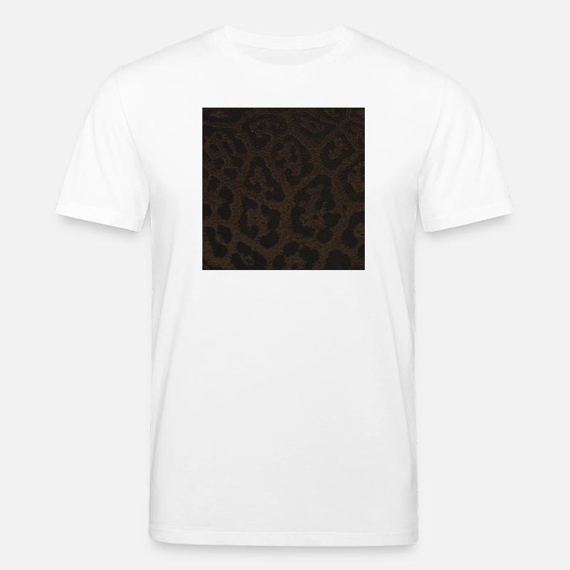 pantherfell fleckenmuster, beliebte tiermuster - Stanley/Stella Unisex Bio-T-Shirt CREATOR  - Weiß