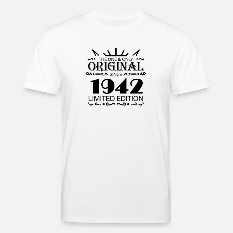 1942 - Année 1942 - Année 1942 - T-shirt bio CREATOR Stanley/Stella Unisexe - blanc