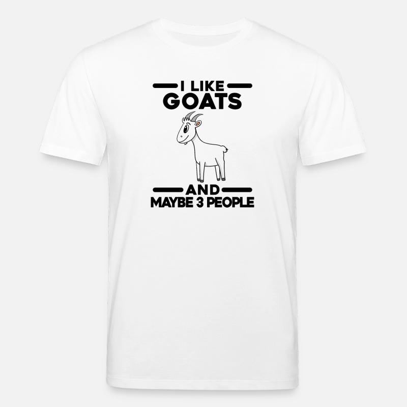 Ziege Ziegenbock Bock - Stanley/Stella Unisex Bio-T-Shirt CREATOR  - Weiß