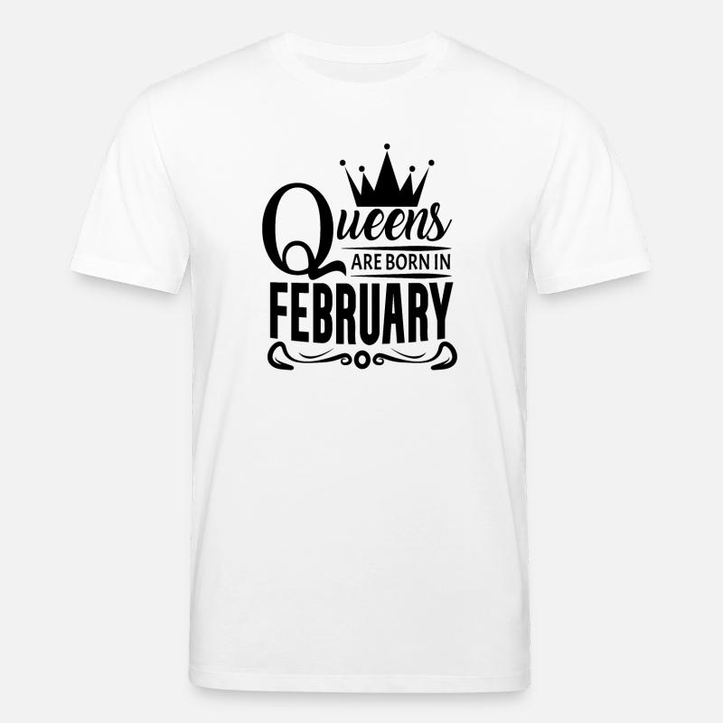 Mois de naissance février - T-shirt bio CREATOR Stanley/Stella Unisexe - blanc