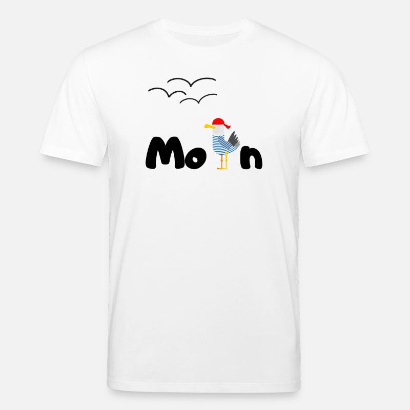 moin möwe - Stanley/Stella Unisex Bio-T-Shirt CREATOR - Weiß
