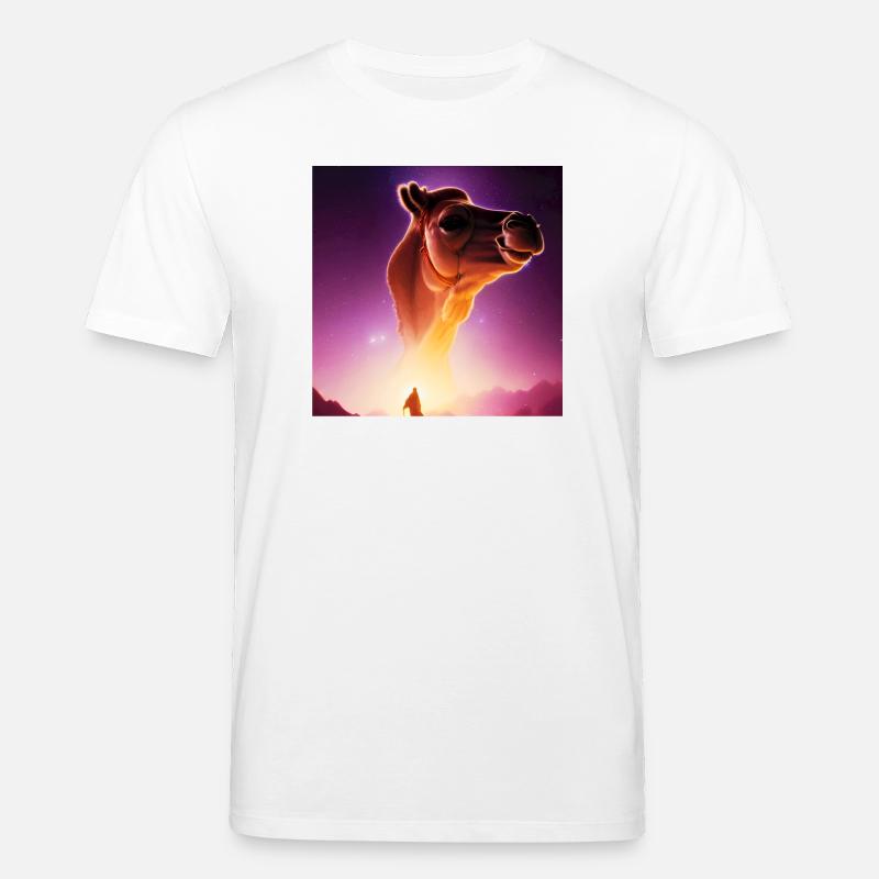 Djinn dromadaire - T-shirt bio CREATOR Stanley/Stella Unisexe - blanc