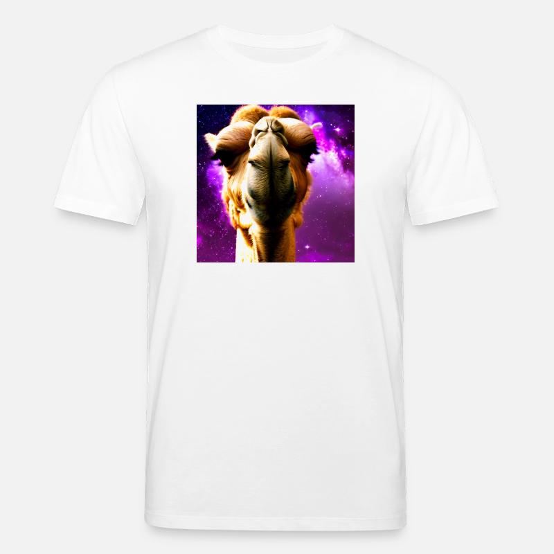 Dromedar Kopf - Kamel - Stanley/Stella Unisex Bio-T-Shirt CREATOR  - Weiß