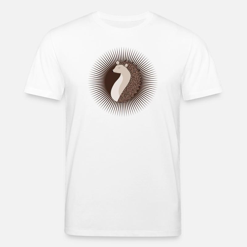 zauberhafter strahlend süßer Igel - Stanley/Stella Unisex Bio-T-Shirt CREATOR  - Weiß