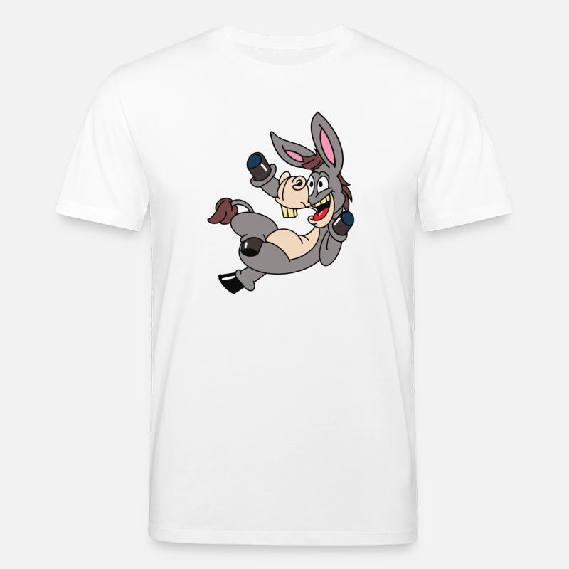 Lustiger Esel - Stanley/Stella Unisex Bio-T-Shirt CREATOR  - Weiß