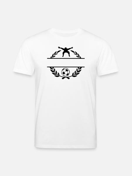 Football 1 - Stanley/Stella CREATOR Unisex Organic T-Shirt - white