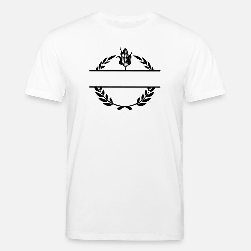 Stolz auf den Bauernmais - Stanley/Stella Unisex Bio-T-Shirt CREATOR  - Weiß