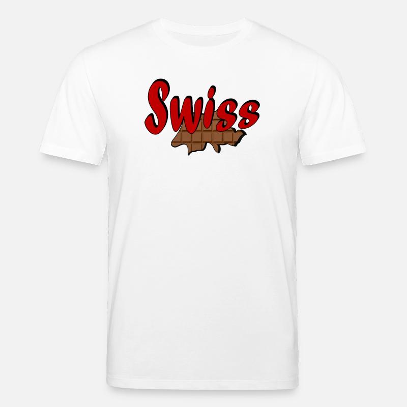 Schweizer Schokolade - Stanley/Stella Unisex Bio-T-Shirt CREATOR  - Weiß