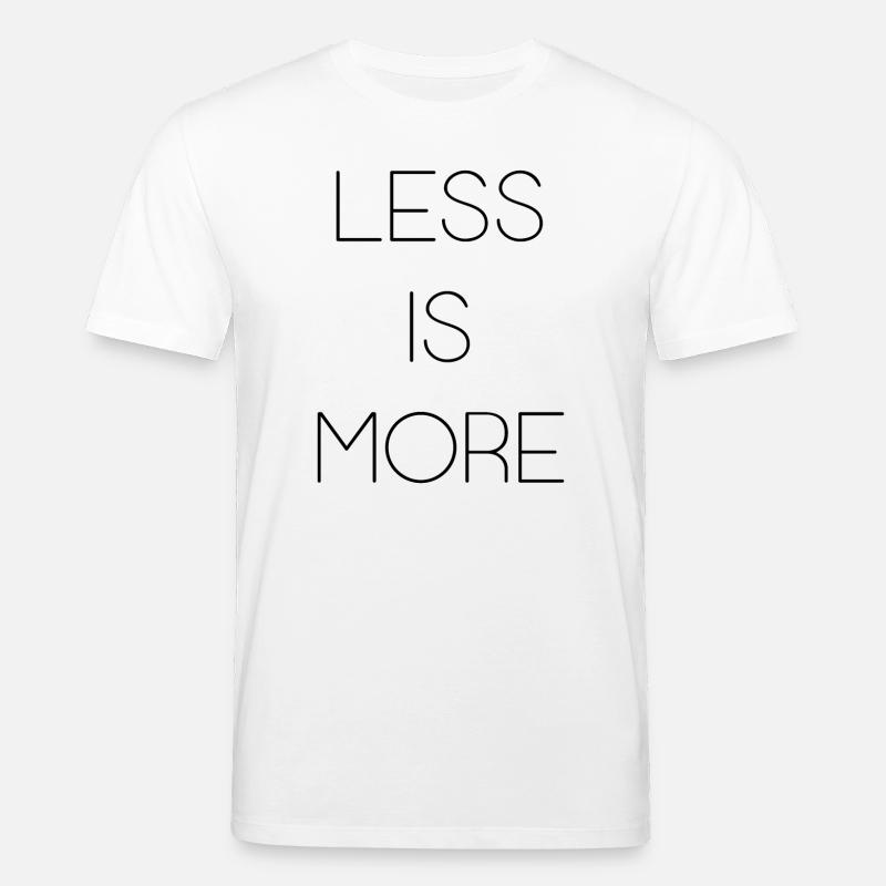 Moins, c’est plus - T-shirt bio CREATOR Stanley/Stella Unisexe - blanc