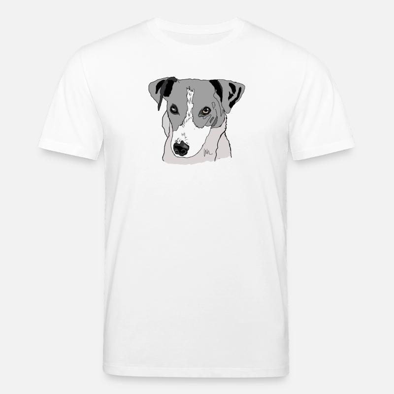 Jack Russel Terrier - Stanley/Stella Unisex Bio-T-Shirt CREATOR  - Weiß