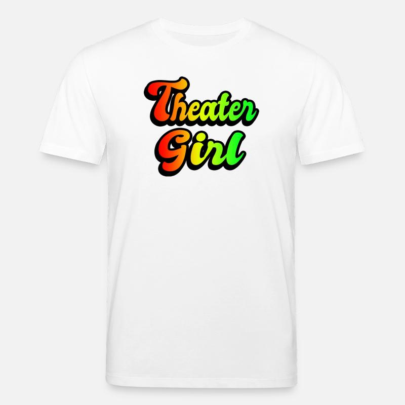 Theater Mädchen Regenbogen - Stanley/Stella Unisex Bio-T-Shirt CREATOR  - Weiß