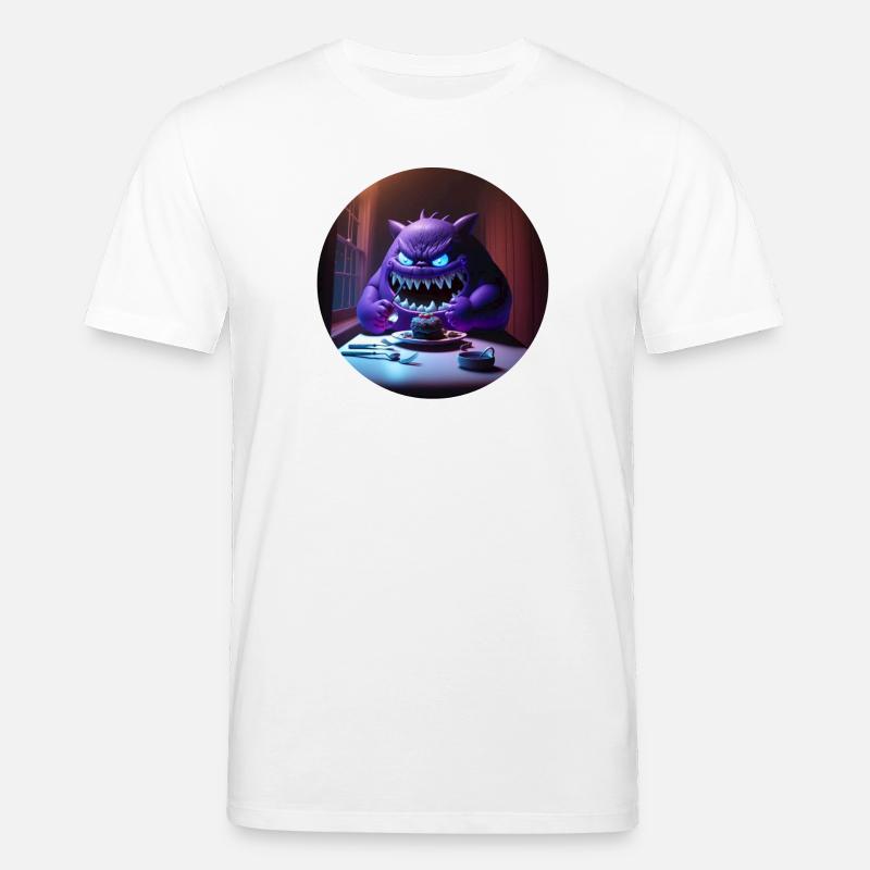 Süsses Monster Comic - Stanley/Stella Unisex Bio-T-Shirt CREATOR  - Weiß
