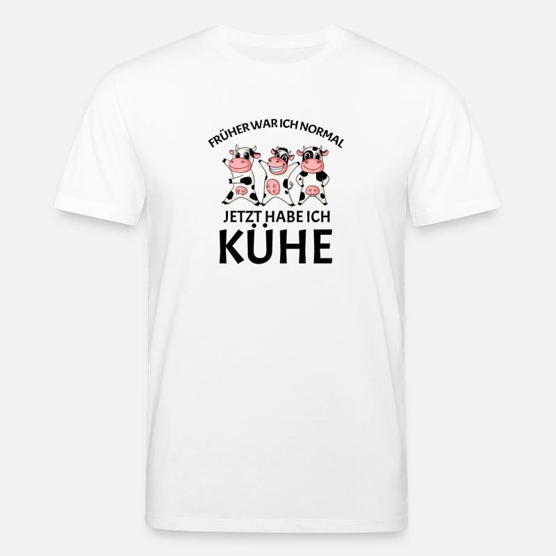 Kuh Kühe Rind - Stanley/Stella Unisex Bio-T-Shirt CREATOR  - Weiß