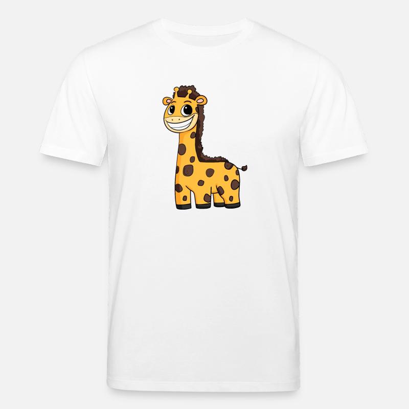 Giraffe Kinder Motiv Niedlich - Stanley/Stella Unisex Bio-T-Shirt CREATOR - Weiß