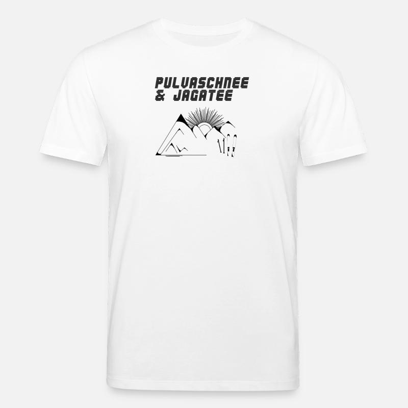 Pulvaschnee & Jagatee - Pulverschnee & Jägertee - Stanley/Stella Unisex Bio-T-Shirt CREATOR  - Weiß