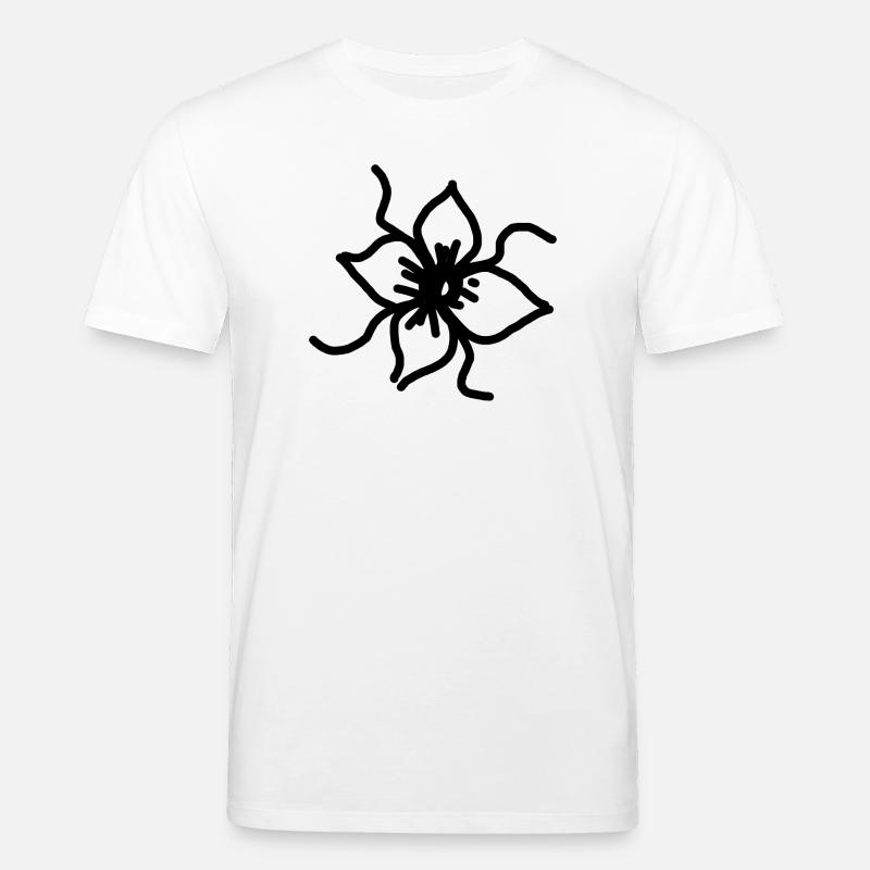 Blumen - Stanley/Stella Unisex Bio-T-Shirt CREATOR  - Weiß