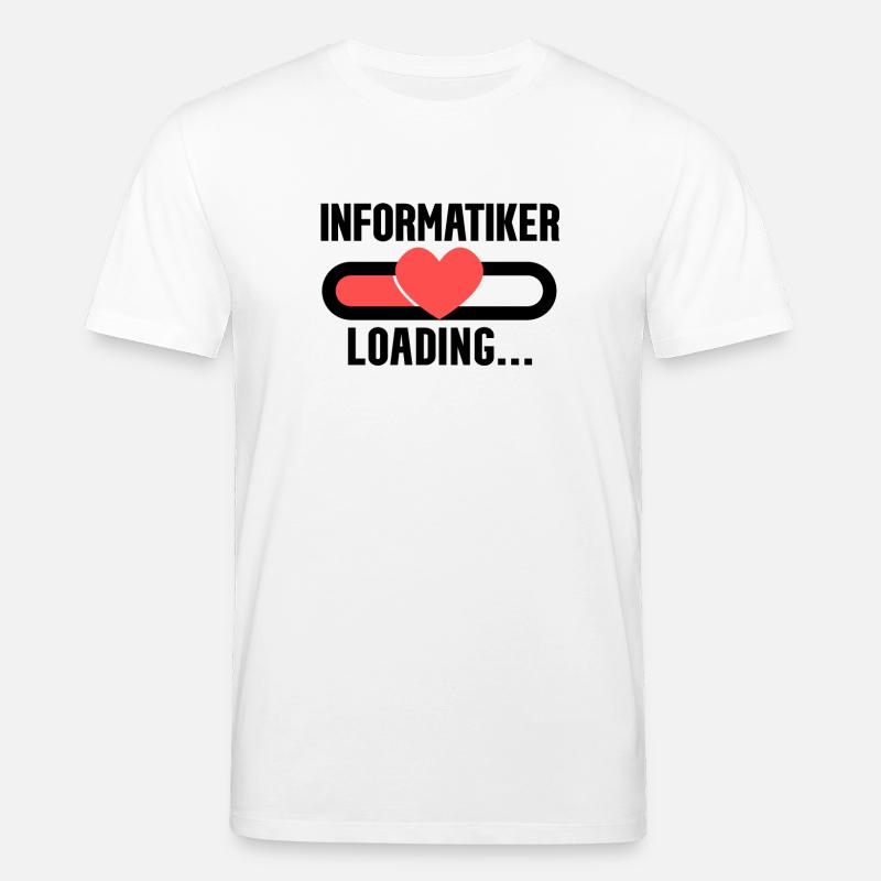 Informatiker Loading - Stanley/Stella Unisex Bio-T-Shirt CREATOR  - Weiß
