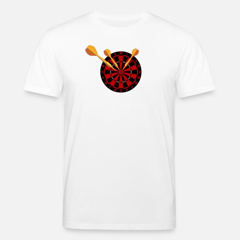 Fléchettes Flèches et jeu de fléchettes - T-shirt bio CREATOR Stanley/Stella Unisexe - blanc