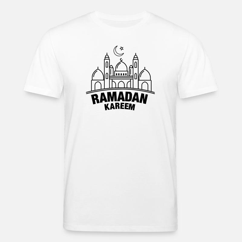 Ramadan Kareem Moschee - Stanley/Stella Unisex Bio-T-Shirt CREATOR  - Weiß