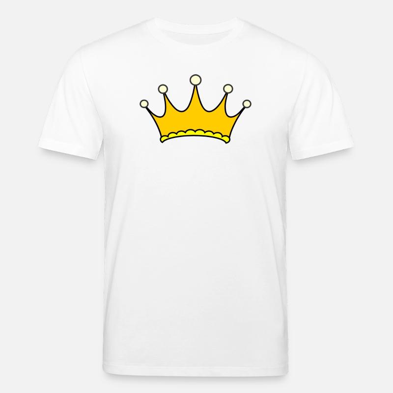 Einfache Krone - Stanley/Stella Unisex Bio-T-Shirt CREATOR  - Weiß
