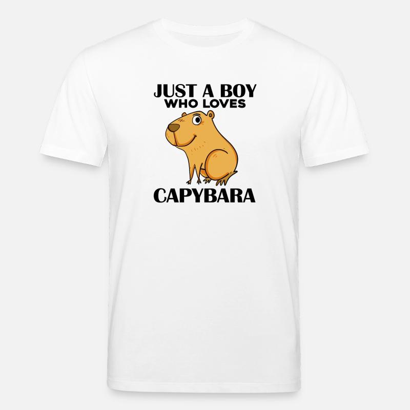 Capybara Junge - Stanley/Stella Unisex Bio-T-Shirt CREATOR  - Weiß