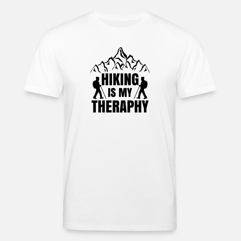 Gipfel Bergwandern Wandern Wanderer Statement - Stanley/Stella Unisex Bio-T-Shirt CREATOR  - Weiß