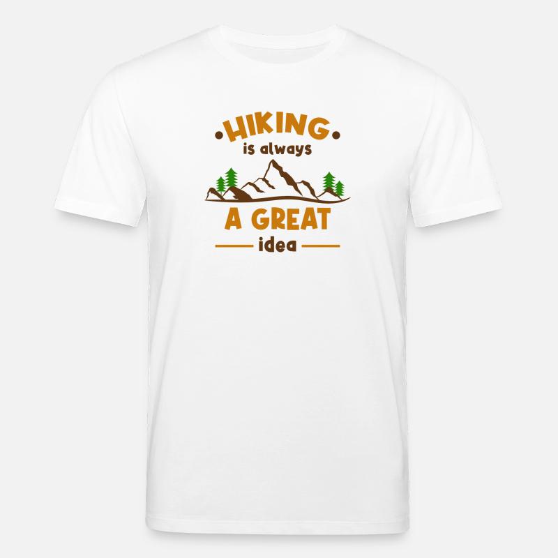 Wanderwege Bergsteigen Statement Wanderer Wandern - Stanley/Stella Unisex Bio-T-Shirt CREATOR  - Weiß