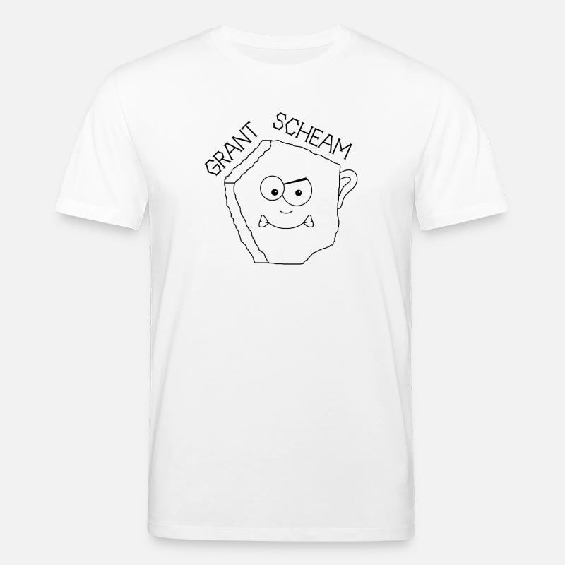 Grantscheam - grumpy person - Austria dialect - Stanley/Stella CREATOR Unisex Organic T-Shirt - white