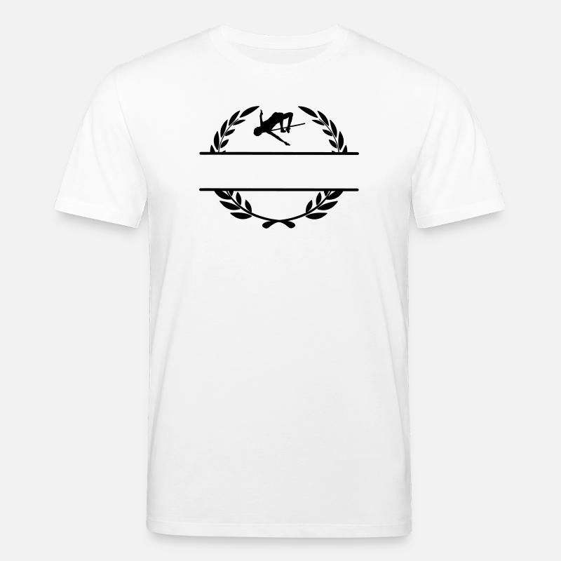 Hochspringer im Lorbeerkranz - Stanley/Stella Unisex Bio-T-Shirt CREATOR  - Weiß