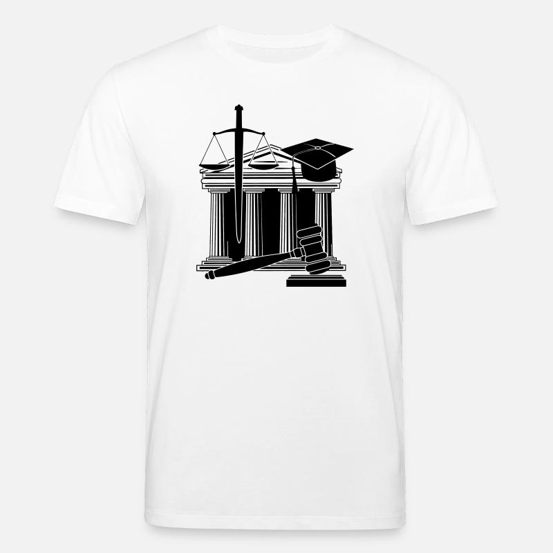 Logo de la Cour - T-shirt bio CREATOR Stanley/Stella Unisexe - blanc