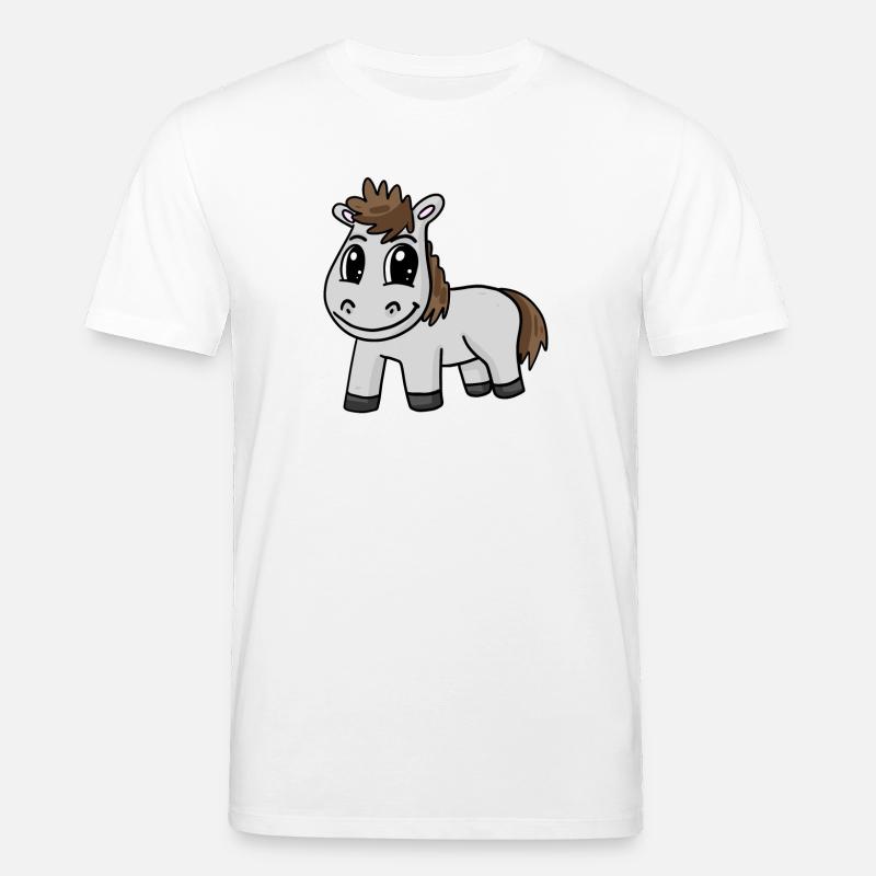 Cheval - T-shirt bio CREATOR Stanley/Stella Unisexe - blanc