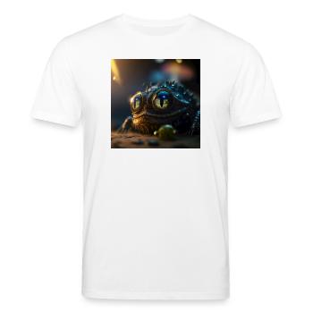 Photo macro créature 01 - T-shirt bio CREATOR Stanley/Stella Unisexe - blanc - Devant - Alina (178cm) & Michal (187cm)