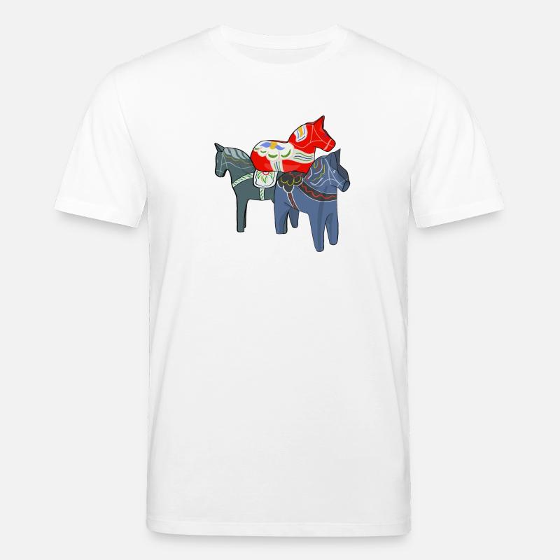 Dala Pferde - Stanley/Stella Unisex Bio-T-Shirt CREATOR  - Weiß
