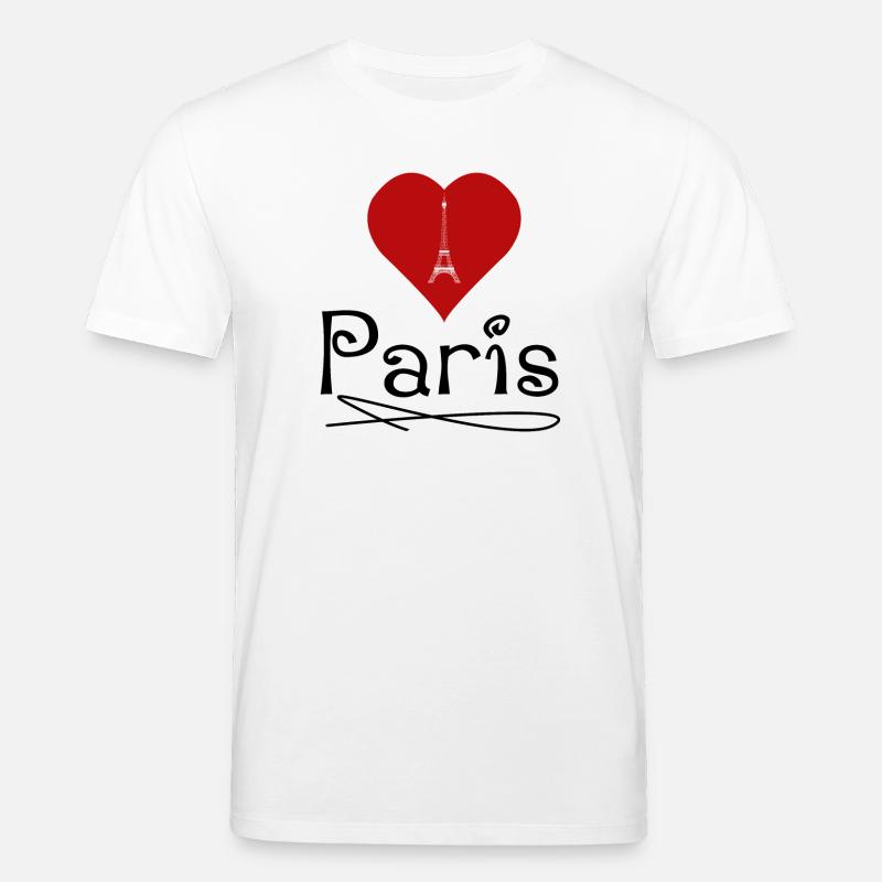 Ich liebe Paris - Stanley/Stella Unisex Bio-T-Shirt CREATOR - Weiß