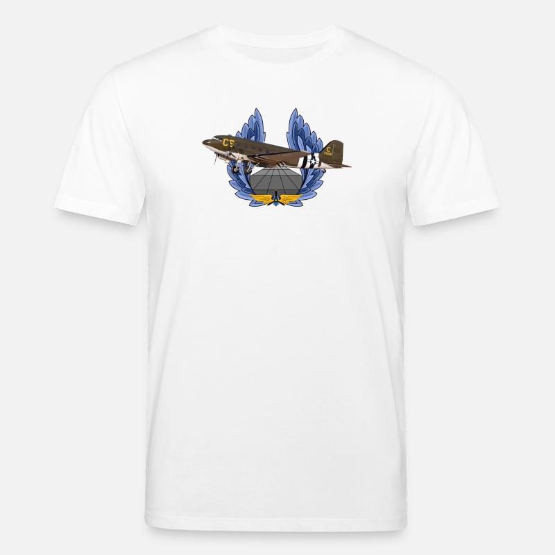 C-47 DC-3 - Stanley/Stella Unisex Bio-T-Shirt CREATOR  - Weiß