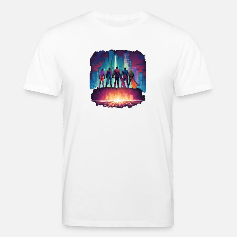 Superhelden - Stanley/Stella Unisex Bio-T-Shirt CREATOR  - Weiß