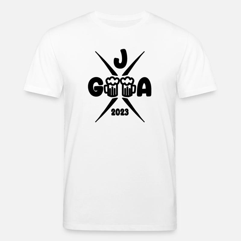 2023 Junggesellenabschied Crew Feier - Stanley/Stella Unisex Bio-T-Shirt CREATOR  - Weiß